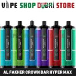 AL FAKHER Crown Bar Hyper Max 15000 Puffs Disposable Vape in Dubai