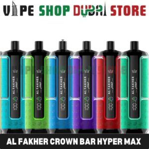 AL FAKHER Crown Bar Hyper Max 15000 Puffs Disposable Vape in Dubai
