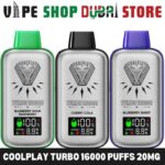 COOLPLAY Turbo 16000 Puffs 20MG Disposable vape in Dubai