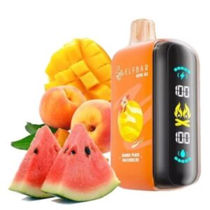 ELF BAR Raya D3 25000 Puffs 50MG Disposable Vape in Dubai,Peach Watermelon