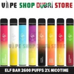 ELF Bar 2600 Puffs 2%,Elf Bar 2600 Dubai,Elf Bar 2% nicotine UAE,Disposable vape Dubai,Elf Bar 1050mAh,Vape Dubai online,2600 puffs vape UAE,Cheap Elf Bar Dubai,Buy Elf Bar 2600,Elf Bar disposable UAE,Best vape Dubai