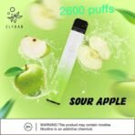 ELFBAR-2600-Puffs-vape-price-Dubai-SOUR-APPLE