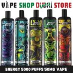 Energy 5000 Puffs 50Mg Disposable Vape In Dubai Super