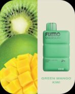 FUMMO Magnum 8000 Puffs 20MG Disposable Vape in Dubai GREEN MANGO KIWI