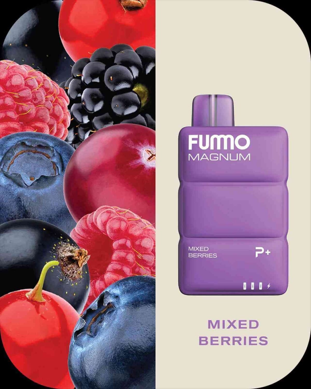 FUMMO Magnum 8000 Puffs 20MG Disposable Vape in Dubai MIXED BERRIES