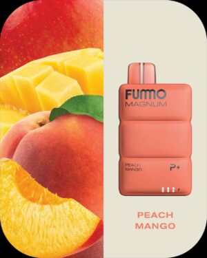 FUMMO Magnum 8000 Puffs 20MG Disposable Vape in Dubai PEACH MANGO