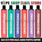HAYATI Pro Max 4000 Puffs Super 20mg Disposable Vape in Dubai