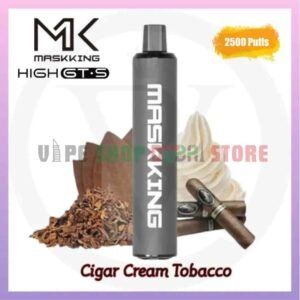 MASKKING High GTS 2500 Puffs Premium Disposable Vape in Dubai Cigar Cream Tobacco