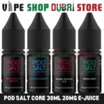Pod Salt Core 30ml 20mg E Juice Nicotine Salt E Liquid in Dubai