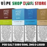 Pod Salt Subo 50ml 3mg E-liquid In Dubai