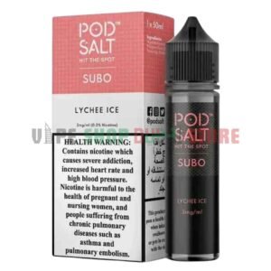 Pod Salt Subo 50ml 3mg E-liquid In Dubai Lychee Ice