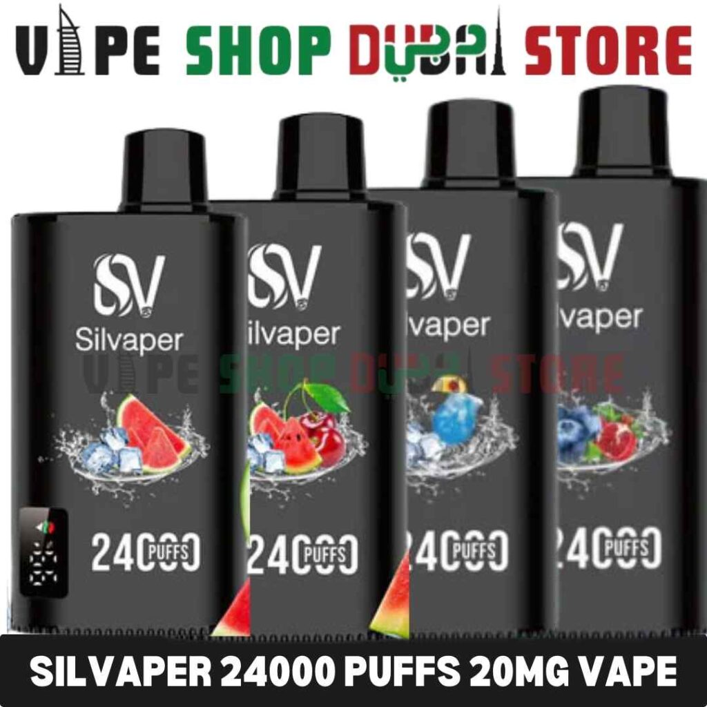 SILVAPER 24000 Puffs 20MG Disposable Vape in Dubai Strawberry orange ice
