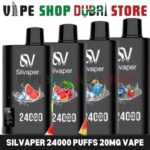 SILVAPER 24000 Puffs 20MG Disposable Vape in Dubai Strawberry orange ice