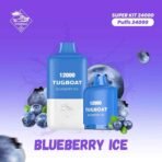 TUGBOAT super kit 24000 puffs 5% Nicotine disposable vape-Blueberry Ice