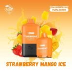 TUGBOAT super kit 24000 puffs 5% Nicotine disposable vape-Srawberry Mango Ice