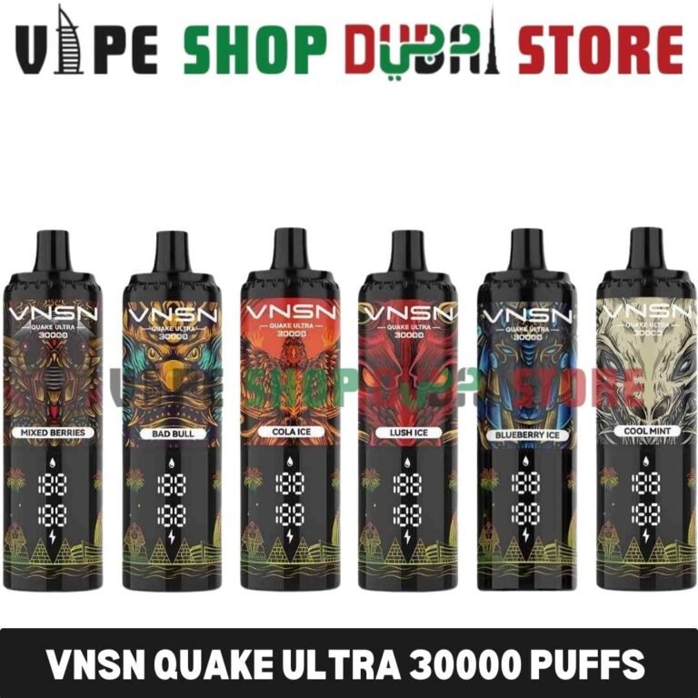 VNSN Quake Ultra 30000 Puffs 50MG Disposable Vape in Dubai