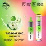 Tugboat evo 4500 puffs green apple ice