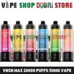 VNSN Max 20000 Puffs 50MG Disposable Vape in Dubai