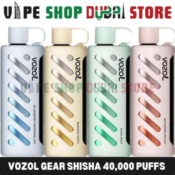 VOZOL Gear Shisha 40,000 Puffs 50MG Disposable Vape in Dubai VOZOL Gear Shisha 40000 Puffs