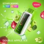 VOZOL Star 20000 Puffs Disposable vape in Dubai DOUBLE APPLE ICE