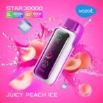 VOZOL Star 20000 Puffs Disposable vape in Dubai JUICY PEACH ICE