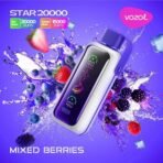 VOZOL Star 20000 Puffs Disposable vape in Dubai MIXED BERRIES