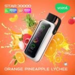 VOZOL Star 20000 Puffs Disposable vape in Dubai ORANGE PINEAPPLE LYCHEE