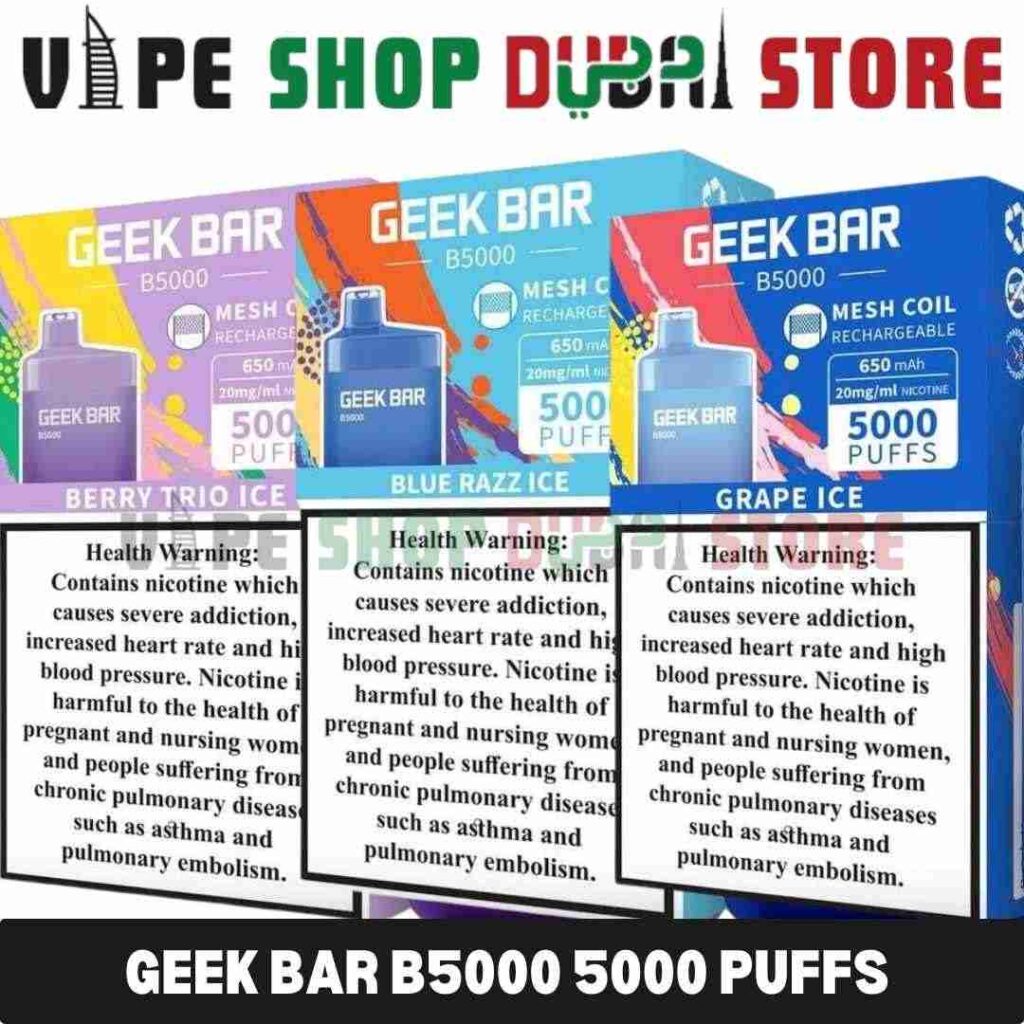 Geek Bar B5000 5000 Puffs Disposable In Dubai
