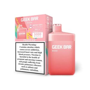 Geek Bar B5000 5000 Puffs Disposable In Dubai Peach Ice