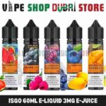 Isgo 60ml E-Liquid 3mg E-juice in UAE