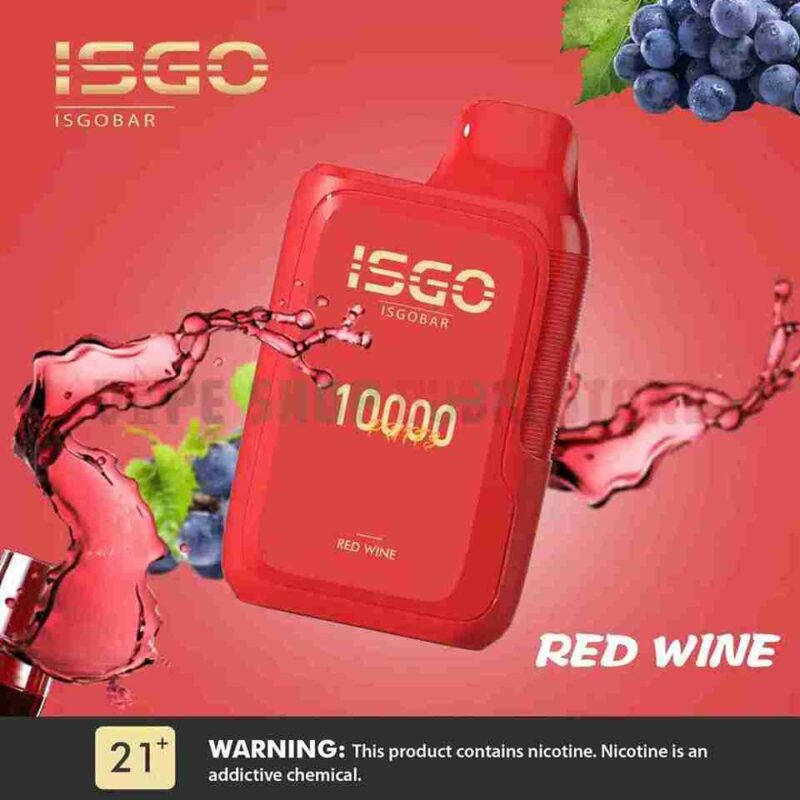 Isgobar-10000-Puffs-50Mg-Disposable-Vape-In-Dubai-RED-WINE