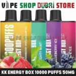 KK ENERGY Box 10000 Puffs Nicotine 50mg Disposable Vape in Dubai