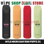 MYLE Micro Bar 1500 puffs 2% Nicotine Disposable Vape