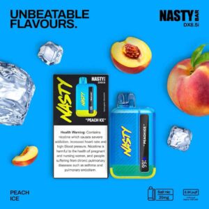 NASTY BAR DX8.5i 8500 Puffs 20MG Disposable vape in Dubai PEACH ICE