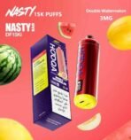 NASTY BAR Hooqa DF15Ki 15000 Puffs Disposable vape in Dubai DOUBLE WATERMELON