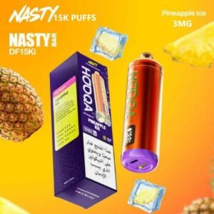 NASTY BAR Hooqa DF15Ki 15000 Puffs Disposable vape in Dubai PINEAPPLE ICE