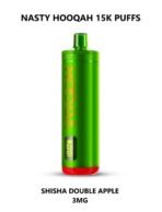 NASTY BAR Hooqa DF15Ki 15000 Puffs Disposable vape in Dubai SHISHA DOUBLE APPLE