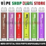 NERD Crystal 5500 Puffs 20Mg Disposable Vape in Dubai, UAE