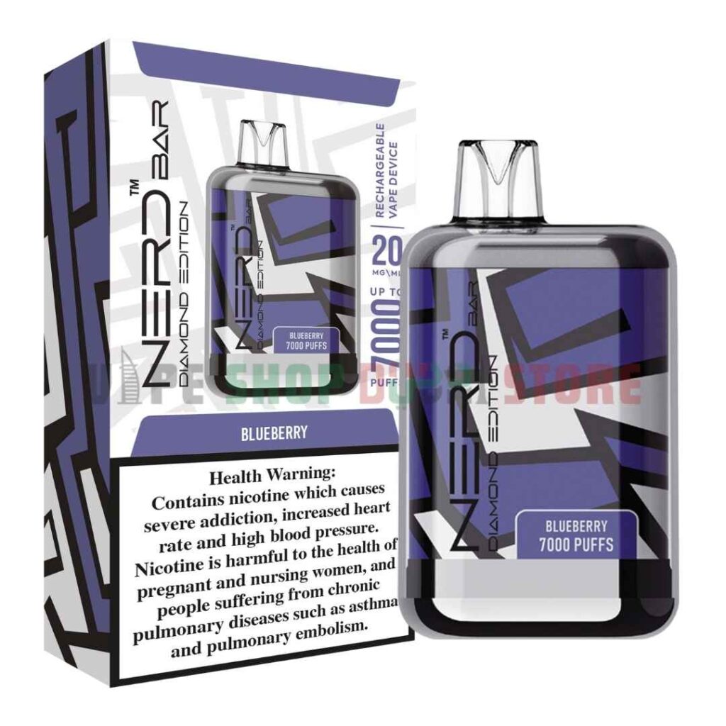 NERD Diamond 7000 Puffs Disposable Vape Blueberry
