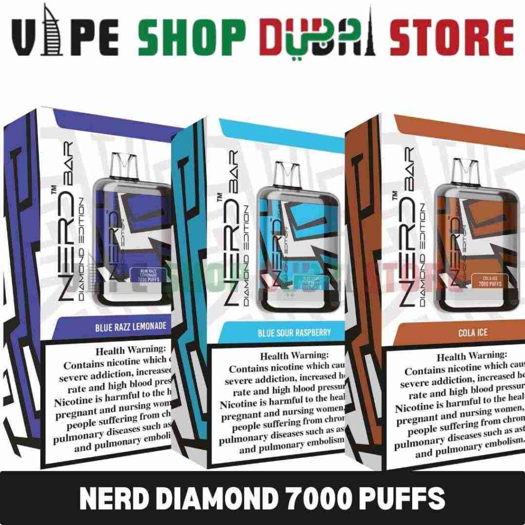 Nerd Bar Diamond 7000 Puffs Disposable Vape in Dubai