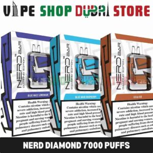 NERD Diamond 7000 Puffs Disposable Vape in Dubai