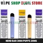 Nerd Bar 3000 Puffs 20Mg Disposable Vape In Dubai