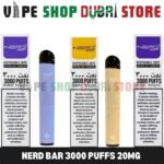 Nerd Bar 3000 Puffs 20Mg Disposable Vape In Dubai