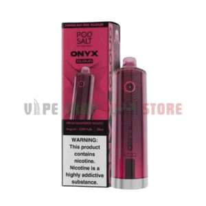 POD SALT Onyx Cloud 25000 Puffs 5mg Disposable Vape in Dubai Fresh Raspberry Mojito