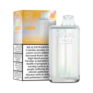 PODSALT Pearl Pro 10000 Puffs 20MG Disposable vape in Dubai PEACH MANGO