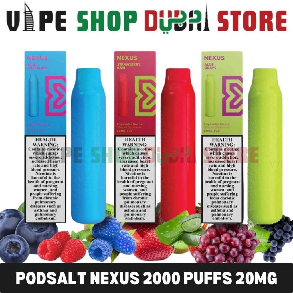 Pod Salt Nexus 3500 Puffs Disposable Vape In Dubai