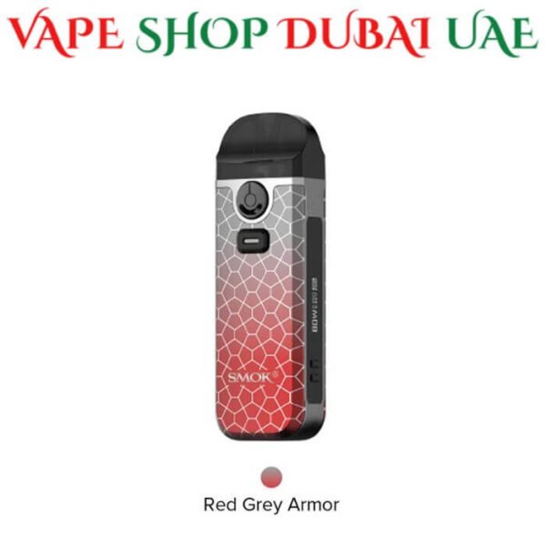 Best SMOK Nord 4 Starter Kit Vape Pod 12 COLORS Price In Dubai, Red Grey Armor