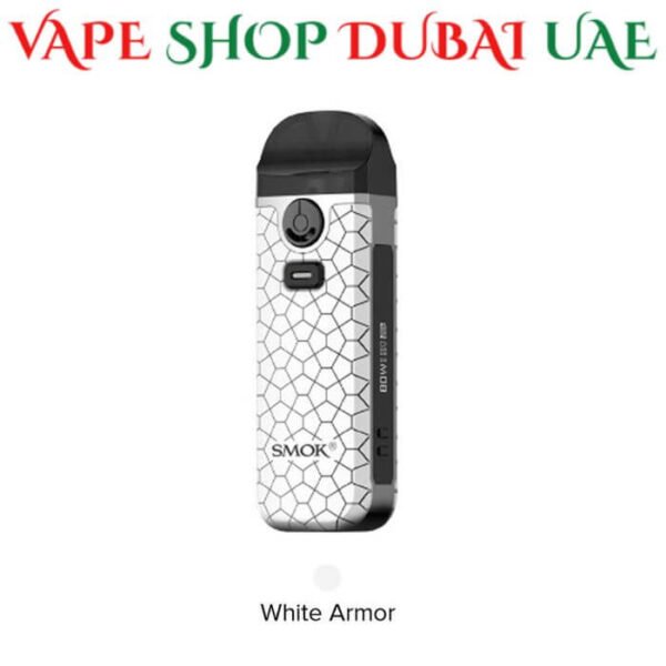 Best SMOK Nord 4 Starter Kit Vape Pod 12 COLORS Price In Dubai, White Armor