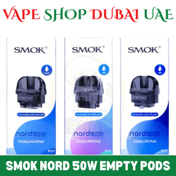 Best SMOK Nord 50W Empty Pods RPM, NORD, LP2 Price in Dubai