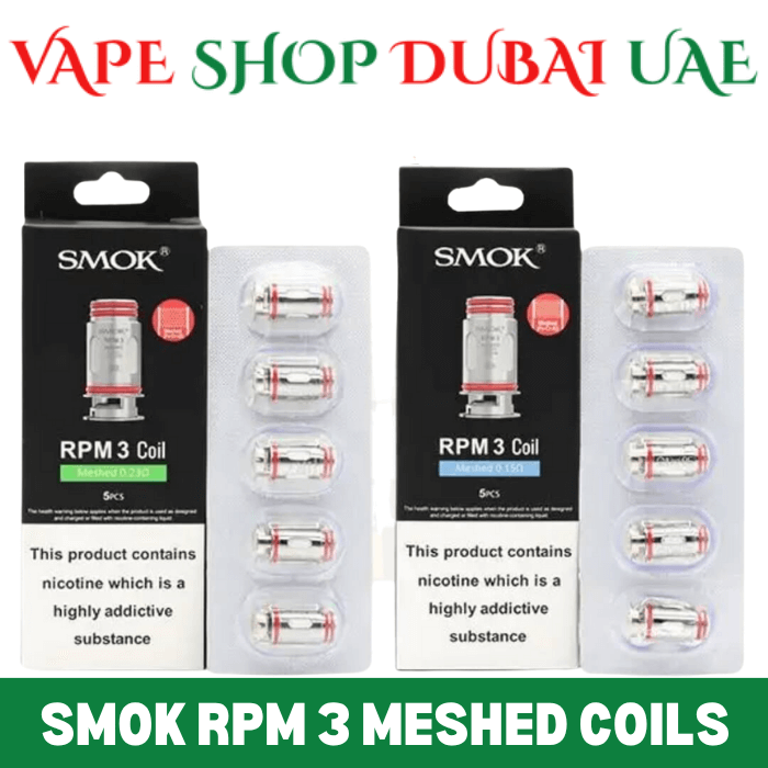 Best SMOK RPM 3 Coils Meshed 0.15 ohm & 0.23 ohm Price in Dubai